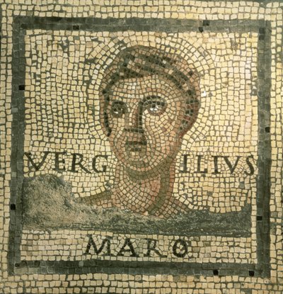 Virgil (mosaic) by Roman